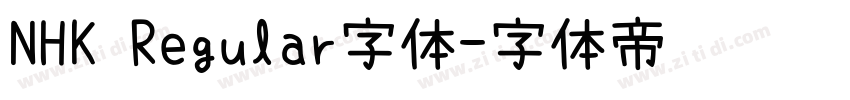 NHK Regular字体字体转换